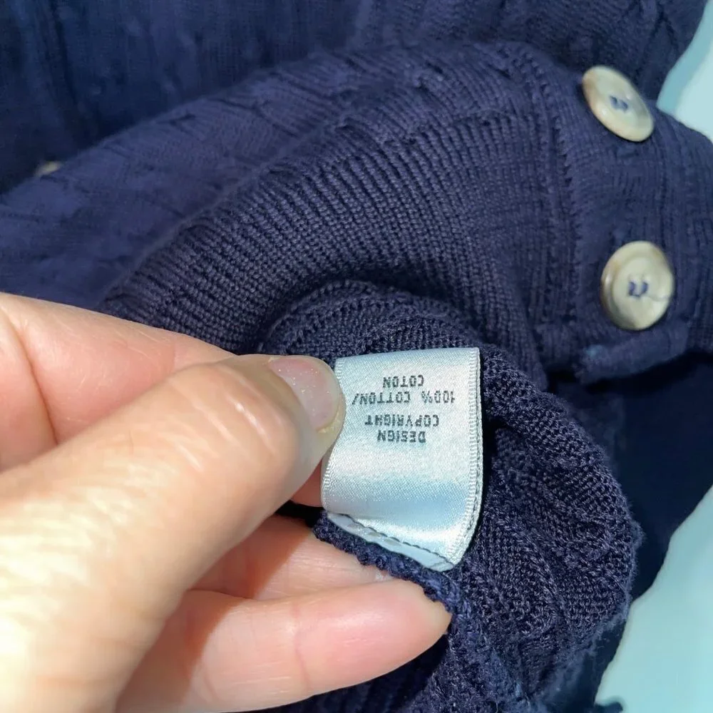 Nicklaus Diner's Club Matches Vintage Mens Vest Size Large Blue Button Cotton
